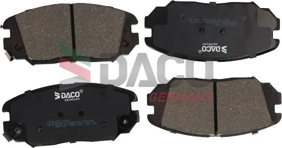 DACO Germany 321705 - Тормозные колодки, дисковые, комплект autospares.lv