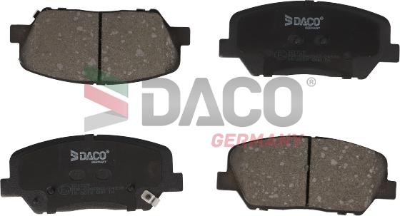 DACO Germany 321725 - Тормозные колодки, дисковые, комплект autospares.lv