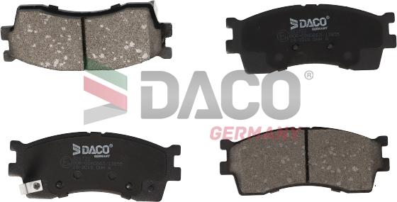 DACO Germany 321722 - Тормозные колодки, дисковые, комплект autospares.lv