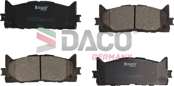 DACO Germany 323937 - Тормозные колодки, дисковые, комплект autospares.lv