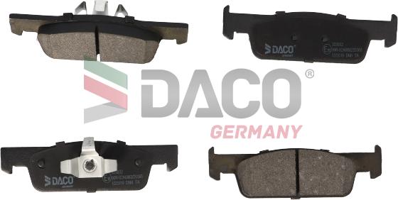 DACO Germany 323032 - Тормозные колодки, дисковые, комплект autospares.lv