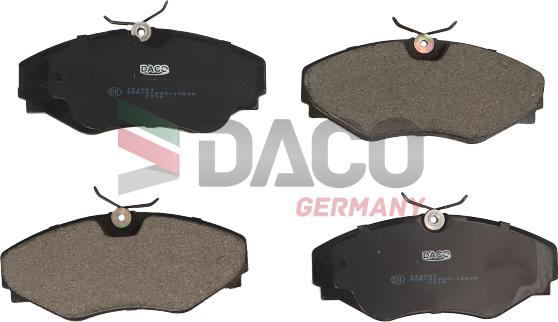 DACO Germany 323023 - Тормозные колодки, дисковые, комплект autospares.lv