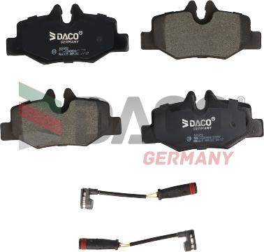 DACO Germany 323352 - Тормозные колодки, дисковые, комплект autospares.lv