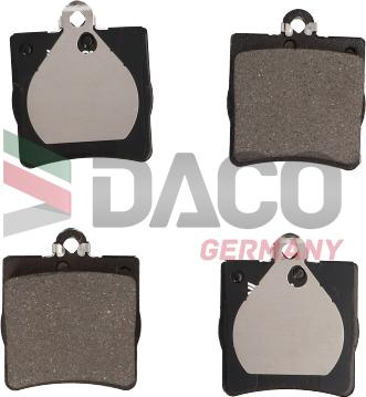 DACO Germany 323335 - Тормозные колодки, дисковые, комплект autospares.lv