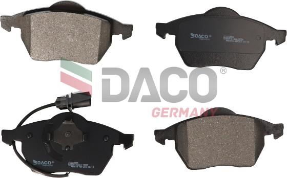 DACO Germany 322555 - Тормозные колодки, дисковые, комплект autospares.lv