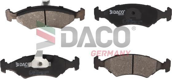 DACO Germany 322508 - Тормозные колодки, дисковые, комплект autospares.lv