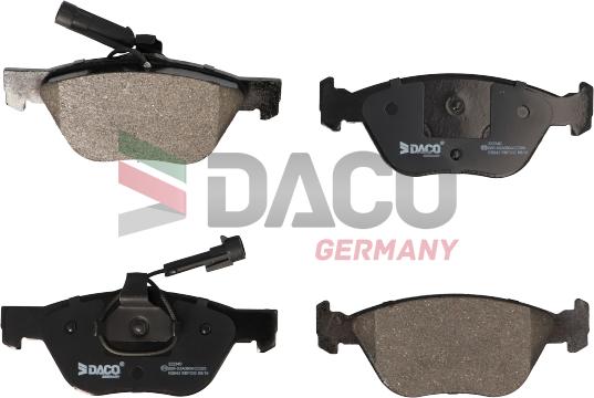 DACO Germany 322340 - Тормозные колодки, дисковые, комплект autospares.lv