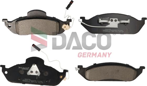 DACO Germany 322330 - Тормозные колодки, дисковые, комплект autospares.lv