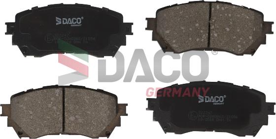 DACO Germany 322247 - Тормозные колодки, дисковые, комплект autospares.lv