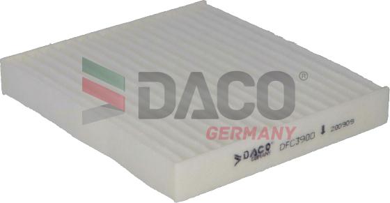 DACO Germany DFC3900 - Фильтр воздуха в салоне autospares.lv