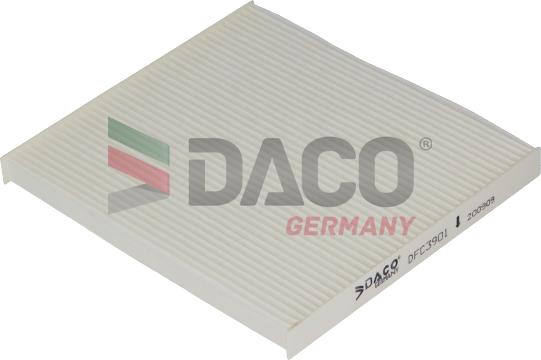 DACO Germany DFC3901 - Фильтр воздуха в салоне autospares.lv