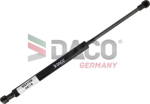 DACO Germany SG4109 - Газовая пружина, упор autospares.lv