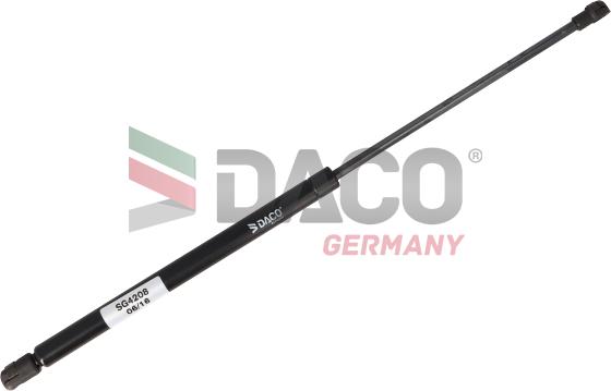 DACO Germany SG4208 - Газовая пружина, капот autospares.lv