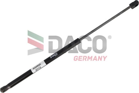 DACO Germany SG0920 - Газовая пружина, упор autospares.lv