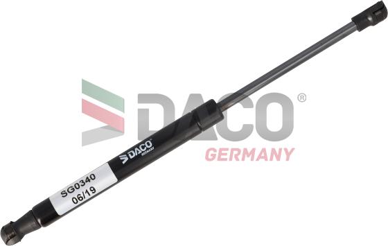 DACO Germany SG0340 - Газовая пружина, капот autospares.lv