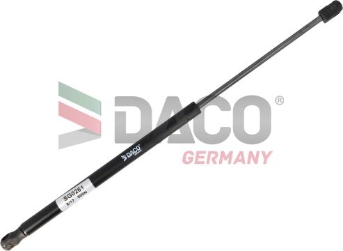 DACO Germany SG0261 - Газовая пружина, упор autospares.lv