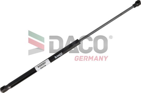 DACO Germany SG0207 - Газовая пружина, упор autospares.lv