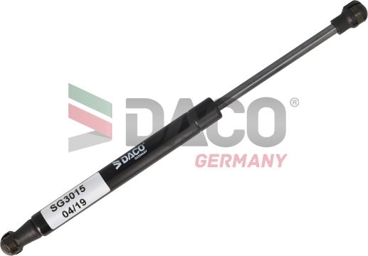 DACO Germany SG3015 - Газовая пружина, упор autospares.lv