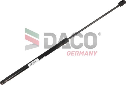 DACO Germany SG3030 - Газовая пружина, заднее стекло autospares.lv