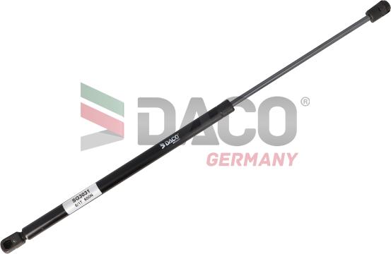 DACO Germany SG3031 - Газовая пружина, заднее стекло autospares.lv