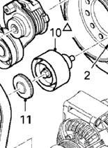 DAF 1638696 - Ролик, поликлиновый ремень autospares.lv