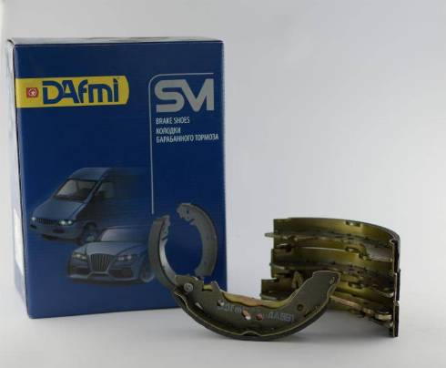 Dafmi DA991 - Комплект тормозных колодок, барабанные autospares.lv