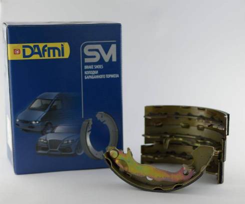 Dafmi DA189 - Комплект тормозных колодок, барабанные autospares.lv