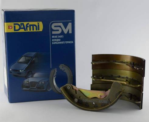 Dafmi DA269 - Комплект тормозных колодок, барабанные autospares.lv