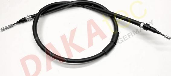 DAKAtec 600063 - Тросик, cтояночный тормоз autospares.lv