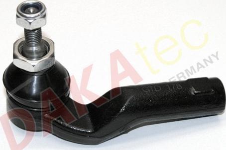 DAKAtec 150233 - Наконечник рулевой тяги, шарнир autospares.lv