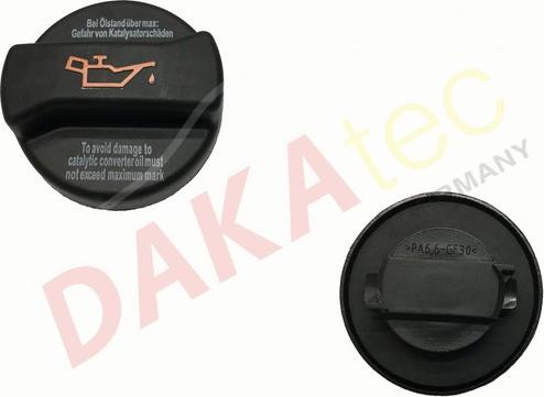 DAKAtec 3087016 - Крышка, заливная горловина autospares.lv