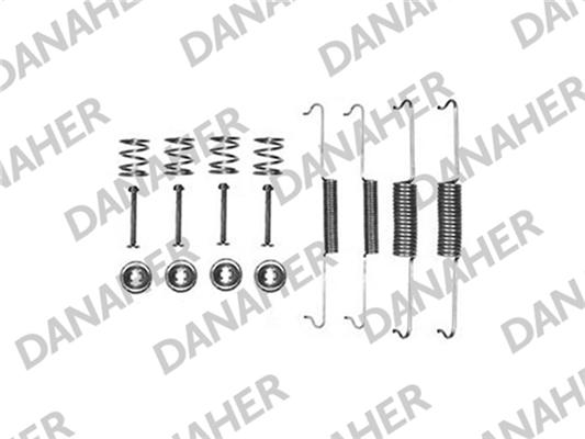 Danaher 7521 - Комплектующие, барабанный тормозной механизм autospares.lv