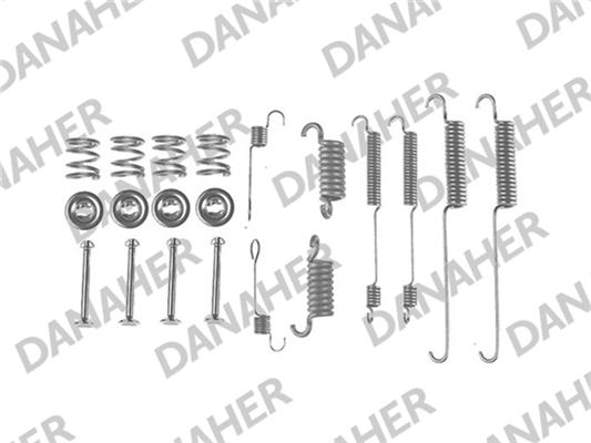 Danaher 7600 - Комплектующие, барабанный тормозной механизм autospares.lv