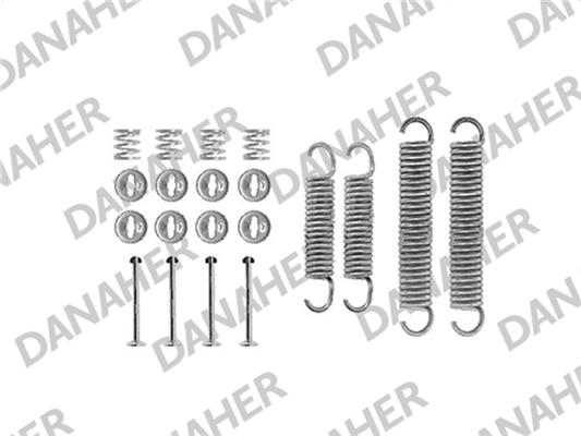 Danaher 7601 - Комплектующие, барабанный тормозной механизм autospares.lv