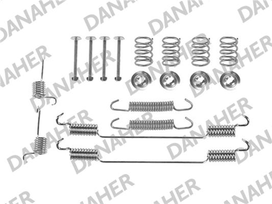 Danaher 7682 - Комплектующие, барабанный тормозной механизм autospares.lv