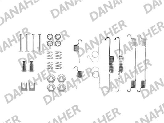 Danaher 7626 - Комплектующие, барабанный тормозной механизм autospares.lv