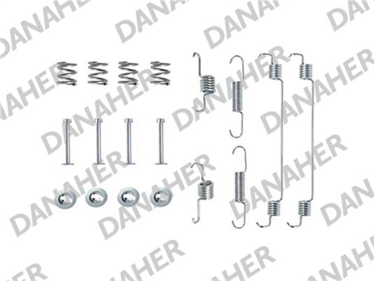 Danaher 7018 - Комплектующие, барабанный тормозной механизм autospares.lv