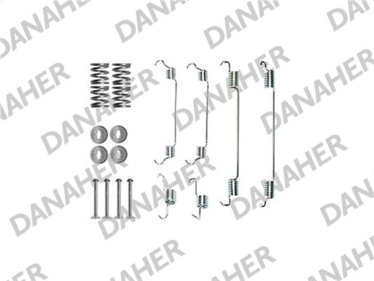Danaher 7034 - Комплектующие, барабанный тормозной механизм autospares.lv