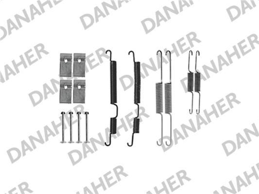 Danaher 7035 - Комплектующие, барабанный тормозной механизм autospares.lv