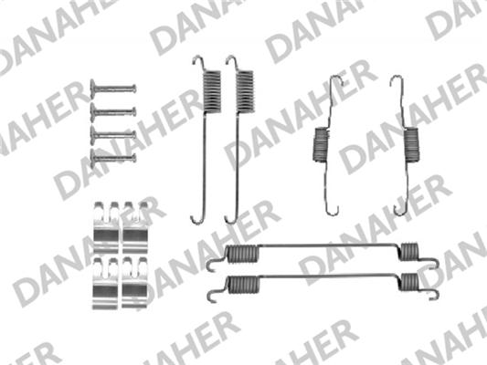 Danaher 7030 - Комплектующие, барабанный тормозной механизм autospares.lv