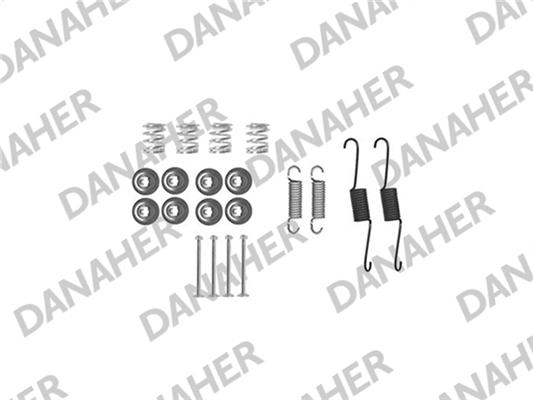 Danaher 7031 - Комплектующие, барабанный тормозной механизм autospares.lv