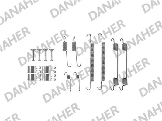 Danaher 7029 - Комплектующие, барабанный тормозной механизм autospares.lv