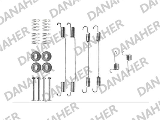 Danaher 7021 - Комплектующие, барабанный тормозной механизм autospares.lv