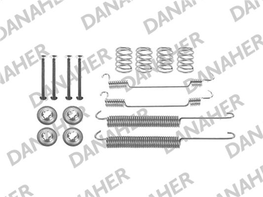 Danaher 7806 - Комплектующие, барабанный тормозной механизм autospares.lv