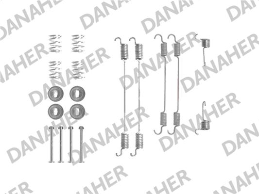 Danaher 7750 - Комплектующие, барабанный тормозной механизм autospares.lv