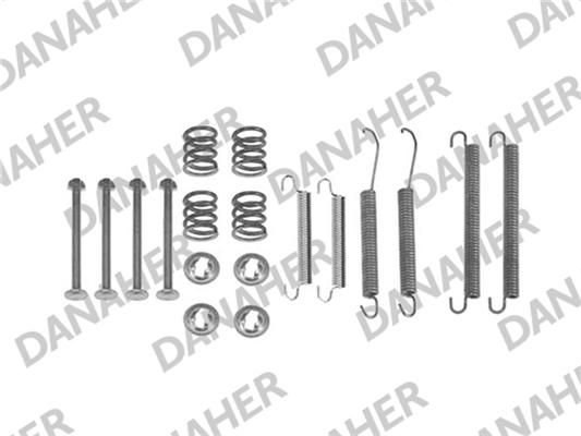 Danaher 7713 - Комплектующие, барабанный тормозной механизм autospares.lv