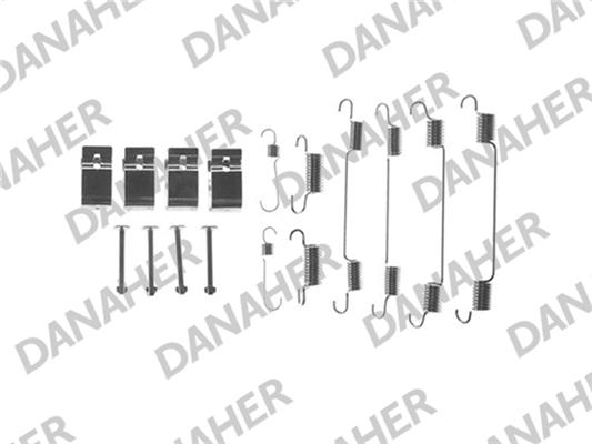 Danaher 7722 - Комплектующие, барабанный тормозной механизм autospares.lv