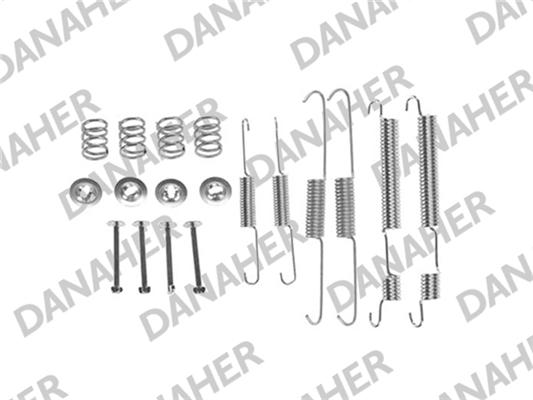 Danaher 7770 - Комплектующие, барабанный тормозной механизм autospares.lv