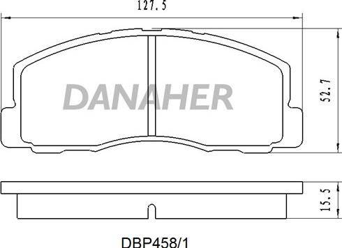 4X4 ESTANFI EST-50-05-522 - Тормозные колодки, дисковые, комплект autospares.lv