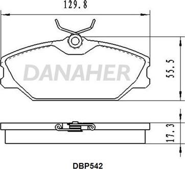 BENDIX DB2027 - Тормозные колодки, дисковые, комплект autospares.lv